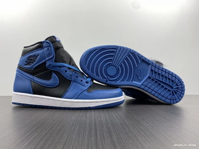 Rep Air 1 Blue' 555088-404 'Dark Marina High Jordan Retro OG 0714